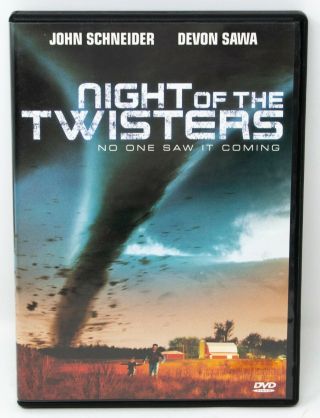 Night Of The Twisters (dvd,  2006) Devon Sawa John Schneider Tornado Htf Rare Oop