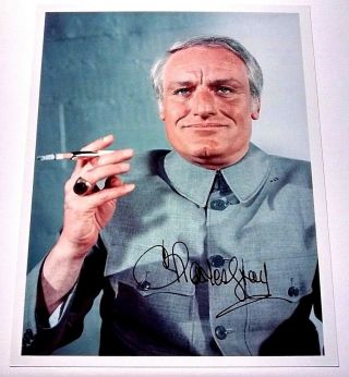 James Bond 007 Charles Gray Blofeld Autographed Photo Hand Signed W/ Rare