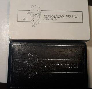 Portugal / Fernando Pessoa Silver Proof 1985 & - Very Rare Proof