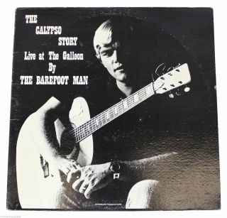 Barefoot Man Calypso Story Lp Vinyl Rare 70s Signed Private Press Cayman Island