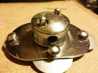 Rare Vintage Rogers 1960s Cleveland Bass Drum Cymbal L Arm 2 Way Knobby Bracket