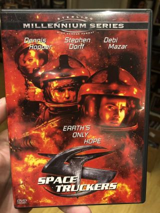 Space Truckers Dvd Region 1 Oop Rare Sci - Fi Stuart Gordon/ Dennis Hopper