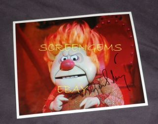 Year Without Santa Claus Rare Signed Photo Heat Miser Voice George S.  Irving Tv