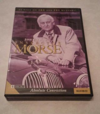 Inspector Morse - The Absolute Conviction Set (dvd,  2005,  6 - Disc Set) Rare Oop