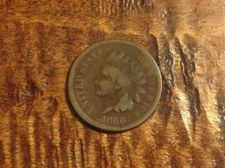 1866 Indian Head Penny Cent Details Antique Rare Us Coin 293g