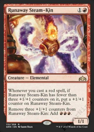 4 Runaway Steam - Kin - Red Guilds Of Ravnica Mtg Magic Rare 4x X4