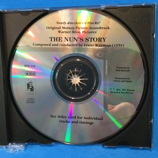 The Nun’s Story Soundtrack CD RARE 2