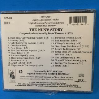 The Nun’s Story Soundtrack CD RARE 4