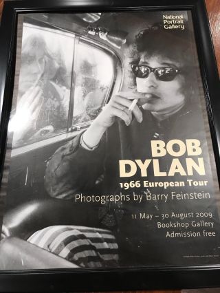 Rare Bob Dylan National Portrait Gallery Poster Photographs By Barry Feinstein
