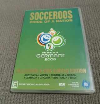 Rare - As Socceroos Pride Of A Nation Dvd 2006 All Regions Fifa Cup Germany