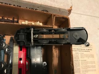 RARE 1958 MARX FREIGHT TRAIN SET 4315 NEAR COMPLETE INSTRUCTIONS 5