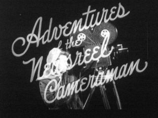 Rare 16mm Film 1930s Adventures Of The Newsreel Cameramen Airplane Movie