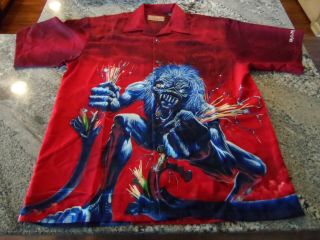 Iron Maiden Dragonfly Shirt Real Live One Art,  Very Rare Only On Ebay