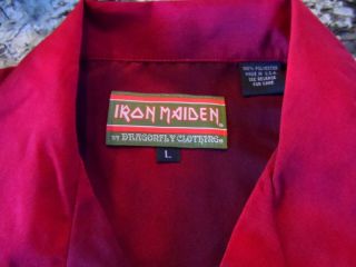 Iron Maiden Dragonfly Shirt Real Live One Art,  VERY rare Only on Ebay 2