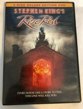 Rose Red (dvd,  2002,  2 - Disc Set) Stephen King Rare Oop Vg Shape Region 1