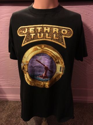 Rare Jethro Tull Rock Island Tour T - Shirt L 80 