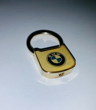 Rare Vintage BMW Keyring Keychain,  2 Inches Tall,  Opens and Perfect 3