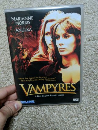 Vampyres - Rare Cult Erotic Horror Gore Dvd - Blue Underground
