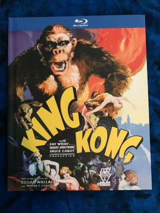 Rare King Kong (1933 Version) Blu - Ray Movie W/ Digi - Book (2010)