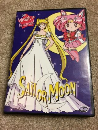 Sailor Moon Vol.  12: The Wrath Of The Emerald (2002) Rare & Oop,  Dvd,  Vg