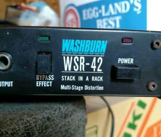 Washburn Wsr - 42 Stack In A Rack Multi Stage Distortion Effects Unit Rare