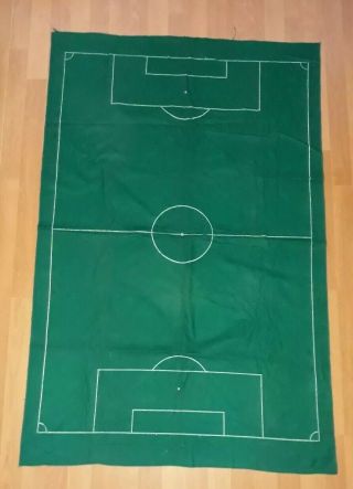 Subbuteo Set M C109: Green Baize Playing Pitch Cloth Rare Football Accessories Q