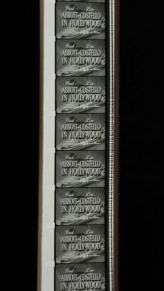 16mm Abbott And Costello In Hollywood 1945 Rare Mgm With Lucille Ball