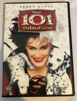 101 Dalmatians (dvd,  2008) Rare & Oop Live Action Glenn Close Dalmations Disney
