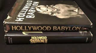 RARE 2 volume set HOLLYWOOD BABYLON 1 & 2 HARDCOVER Kenneth Anger ' s BOOK HC/DJ 4