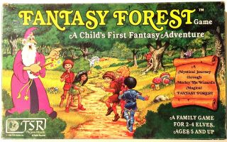 Fantasy Forest Board Game Tsr Hobbies Inc 100 Complete Vintage 1980s D&d Rare