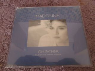 Madonna " Oh Father " Rare Cd Single Includes Previously Unreleased Live Material