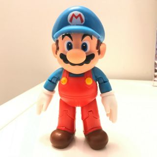Rare Jakks World Of Nintendo 4 " Mario Figure Ice Mario