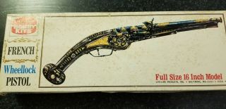 Life - Like French Wheellock Pistol.  Vintage Rare Kit.