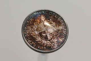 Uruguay 50 Pesos 1968 Proof Very Rare B15 S2576