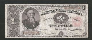 Rare 1891 $1 U.  S.  Treasury Note