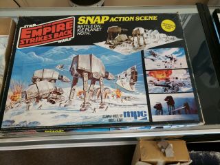 Star Wars Empire Strikes Back " Battle On Ice Planet Hoth " Snap Action Rare