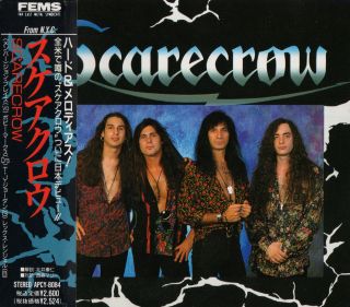 Scarecrow S/t (1992) Rare Japan Cd Obi Apcy - 8084 Dirty Looks