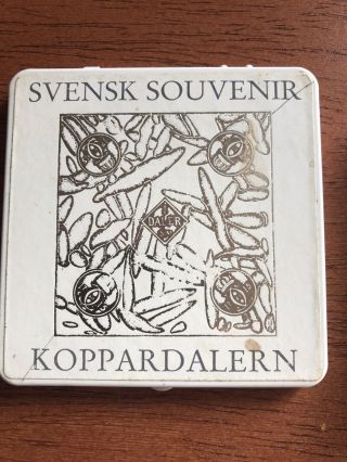 Sweden - 1715 Copper 1 Daler Plate Money - Rare Handmade Souvenir 6