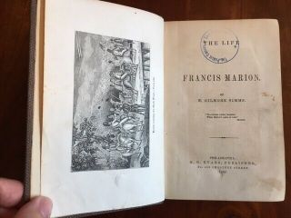 Rare 1860 Life General Francis Marion,  South Carolina Georgia Revolutionary War