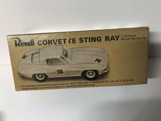 Vintage 1960s Revell Corvette Stingray Slot Car Rare 1:32 Rtr