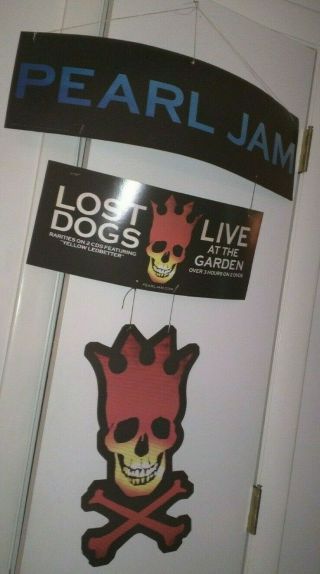 Pearl Jam Rare Lost Dogs Promo Record Store Hanging Mobile Display Eddie Vedder