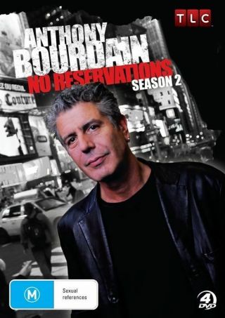 Anthony Bourdain - No Reservations Series Season 2 (dvd 4 Disc Rare - Post