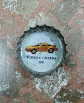 Vintage Porsche Carrera Pepsi Bottle Cap Uruguay 1979 Rare