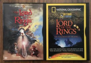 The Lord Of The Rings/ralph Bakshi/national Geographic Documentary/rare