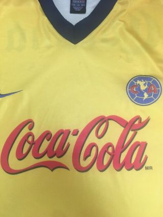 Club America Football Shirt 2000 Rare Vintage XL Nike 3