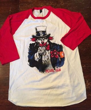 Pearl Jam Rare No Clowns Concert Band Shirt 2016 Size Xl