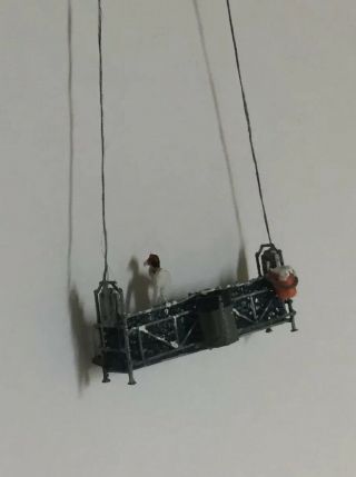 Preiser Ho N S G Scale Swing Stage Custom 1:87 Rare Model Scaffold Handpainted N