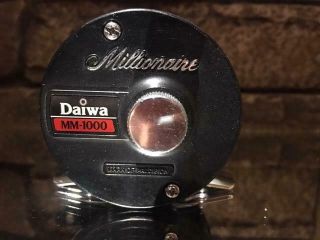 Rare Daiwa Millionaire Mm - 1000 Bait Cast Reel N/m M/t
