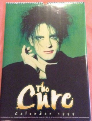 The Cure Limited 1999 Calendar Robert Smith Rare