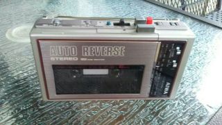 Vintage Aiwa Hs - J02 Rare Portable Cassette Recorder Radio - Not Cassette